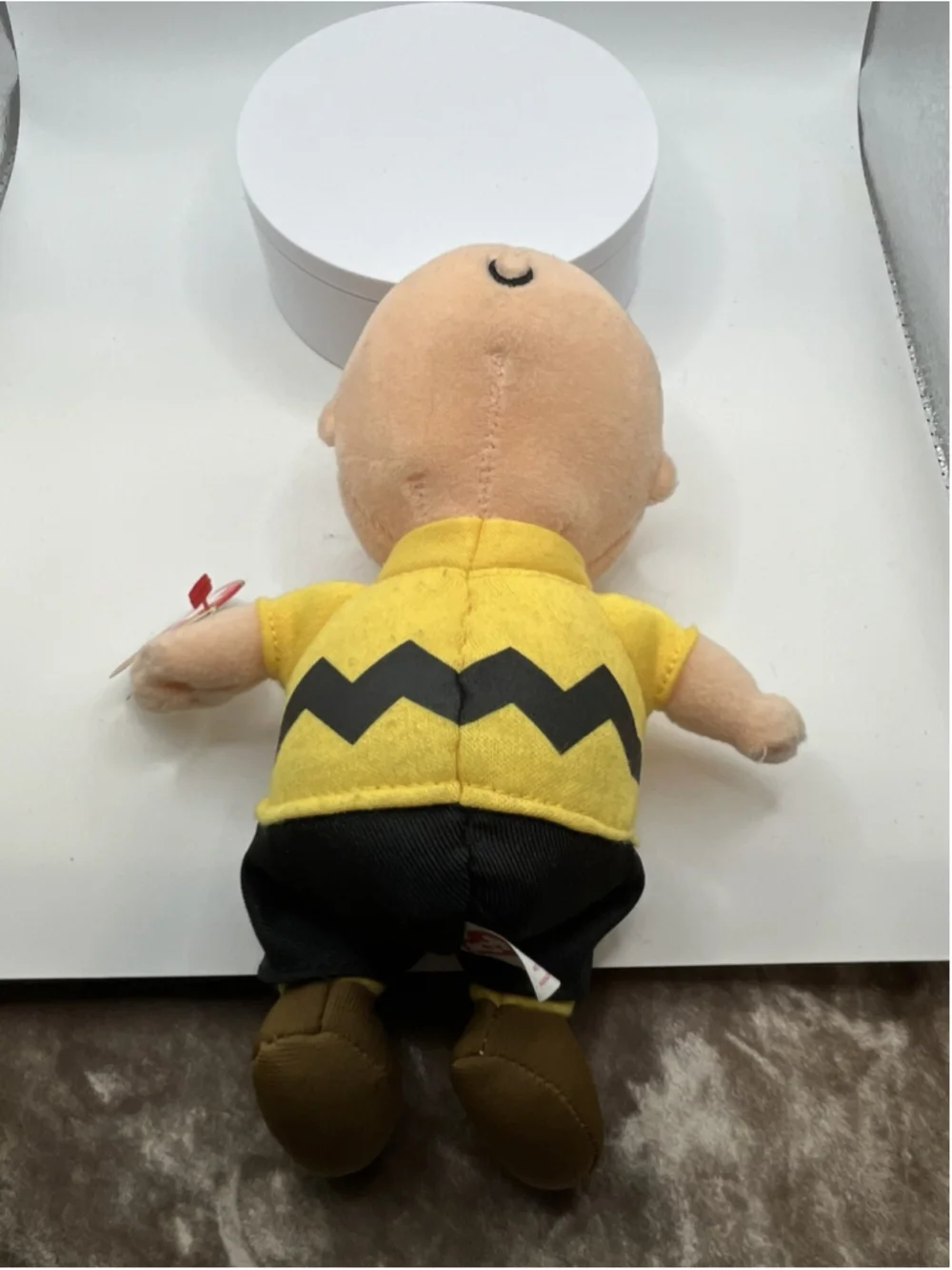 VTG Peanuts 2010 TY Beanie Baby Charlie Brown NEEDS BATTERIES RETIRED WITH TAG